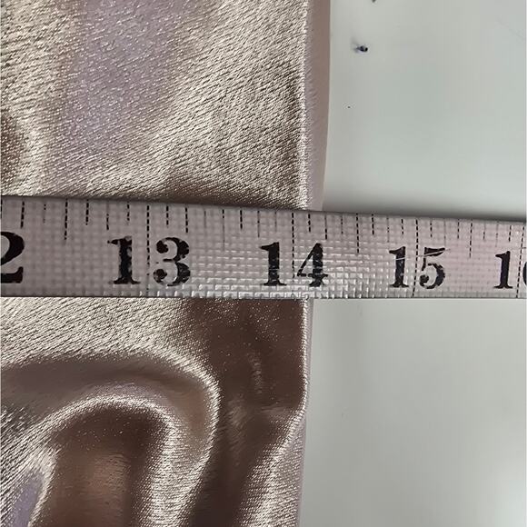 AW BRIDAL SZ 8 M light gold Mugwort bridesmaid prom formal maxi dress NEW B83 - Picture 7 of 9